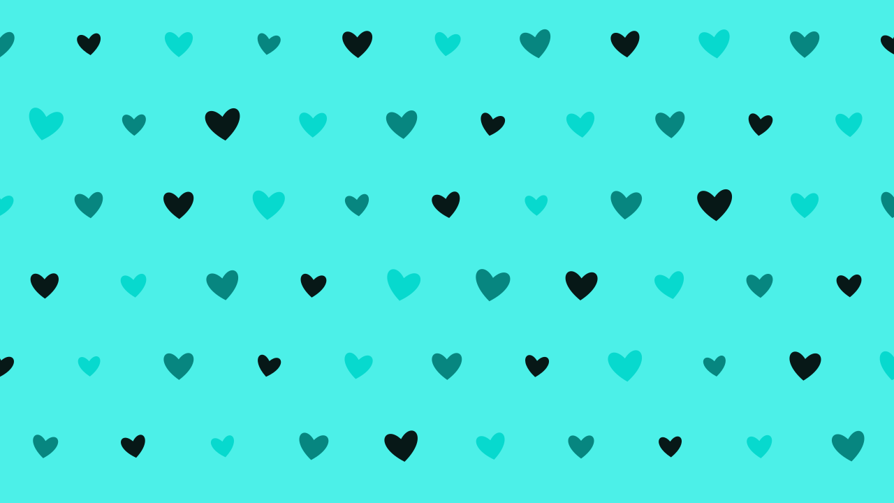 Deep Ocean hearts background — free HD deep ocean color wallpaper 1920x1080