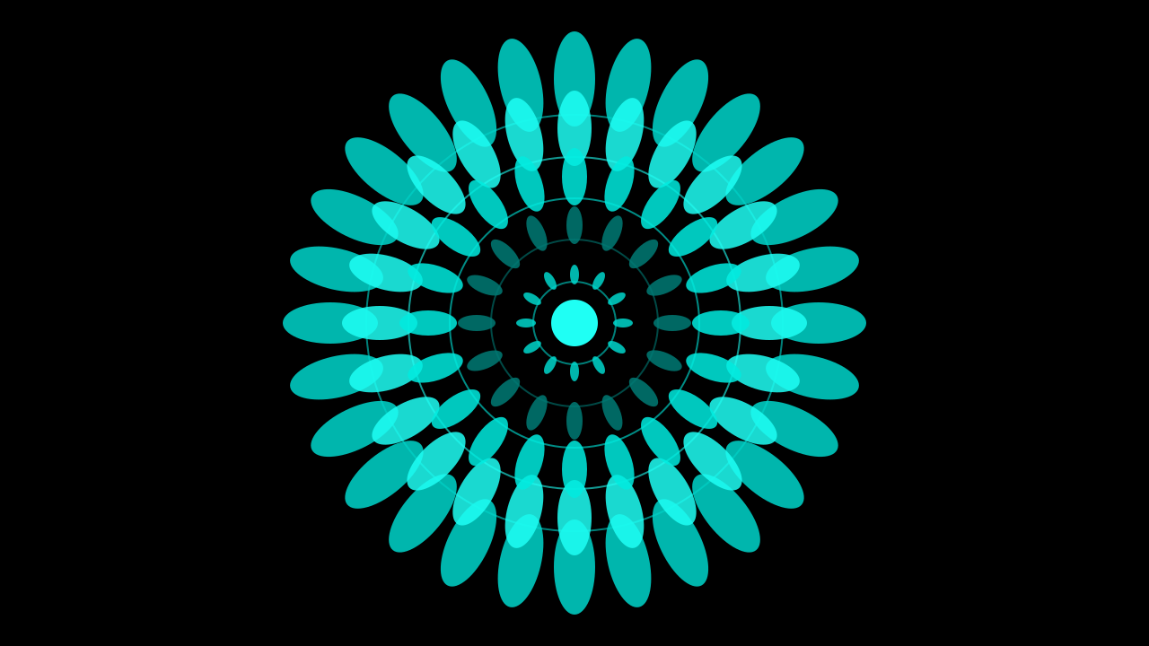 Deep Ocean mandala background — free HD deep ocean color wallpaper 1920x1080