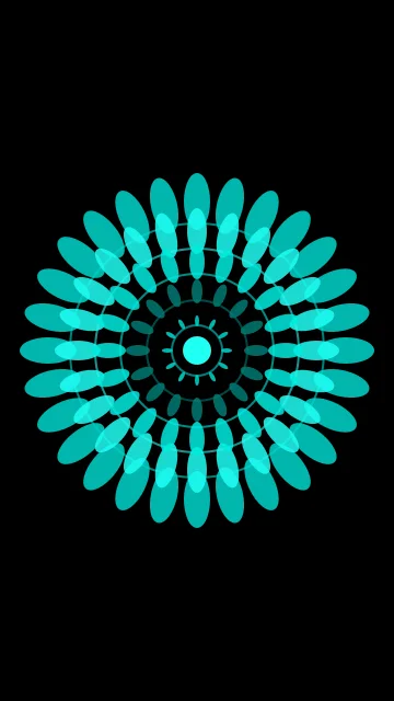 Deep Ocean mandala phone wallpaper — free HD deep ocean mobile wallpaper 1080x1920