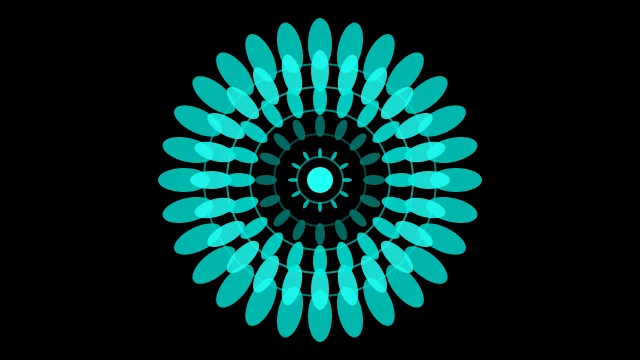 Deep Ocean mandala background — free HD deep ocean color wallpaper 1920x1080