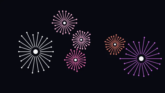 Deep Pink fireworks desktop wallpaper — free 4K deep pink wallpaper 3840x2160