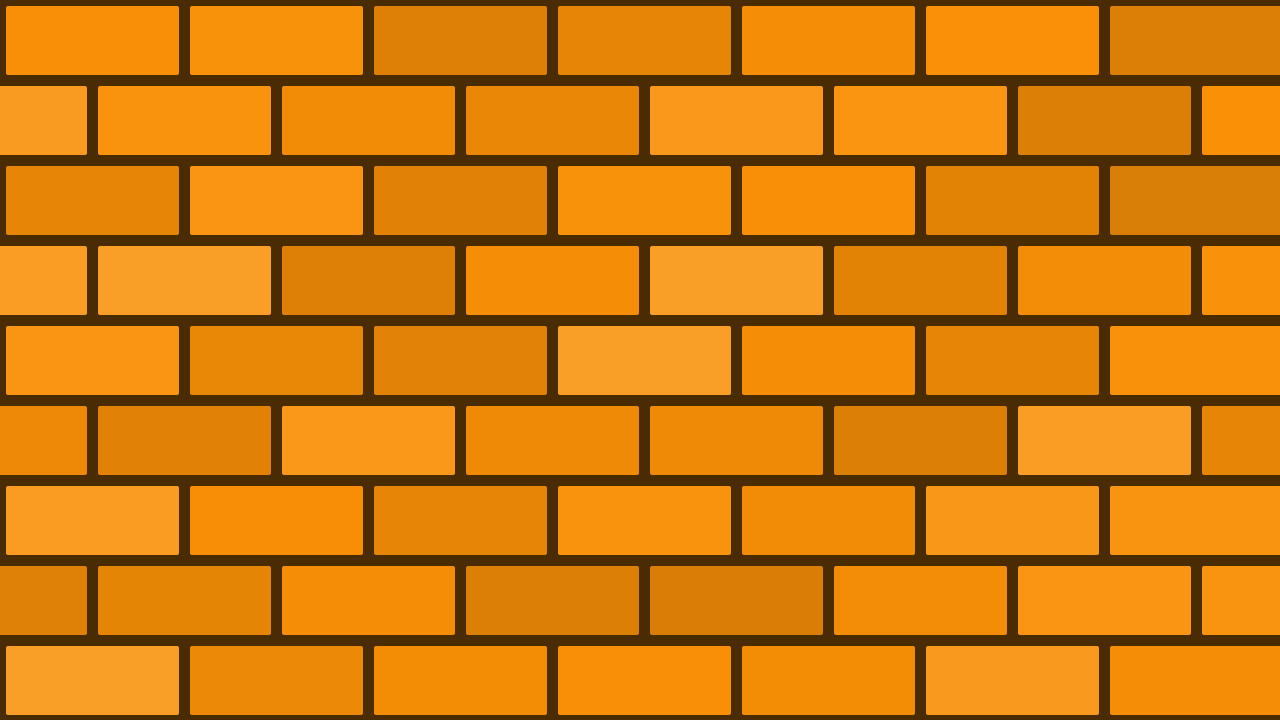 Deep Saffron brick background — free HD deep saffron color wallpaper 1920x1080