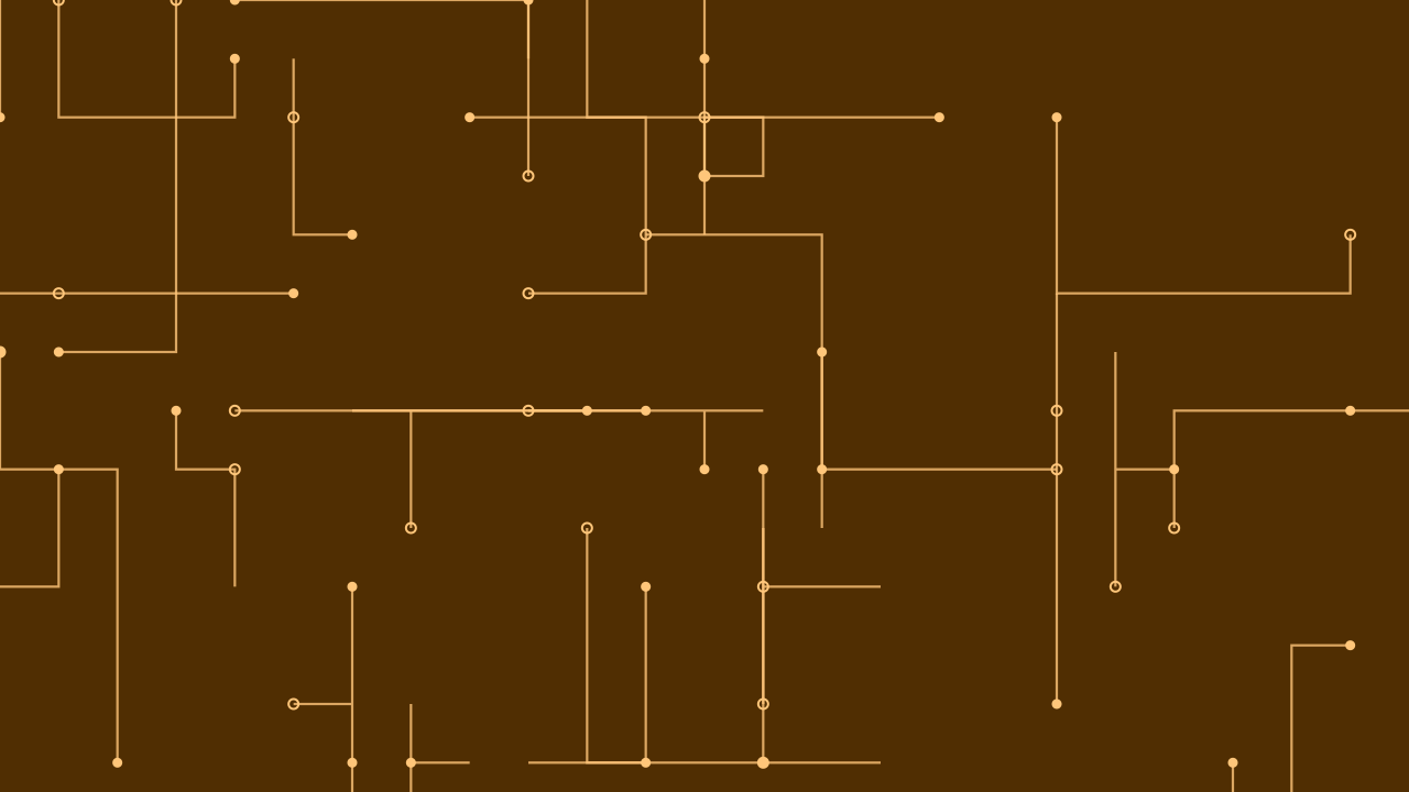 Deep Saffron circuit board background — free HD deep saffron color wallpaper 1920x1080
