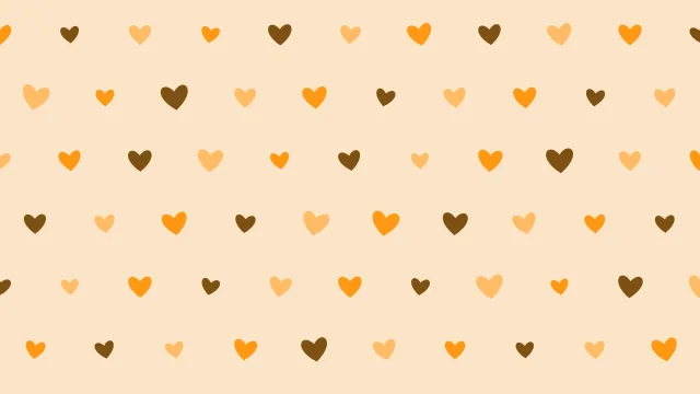 Deep Saffron hearts background — free HD deep saffron color wallpaper 1920x1080