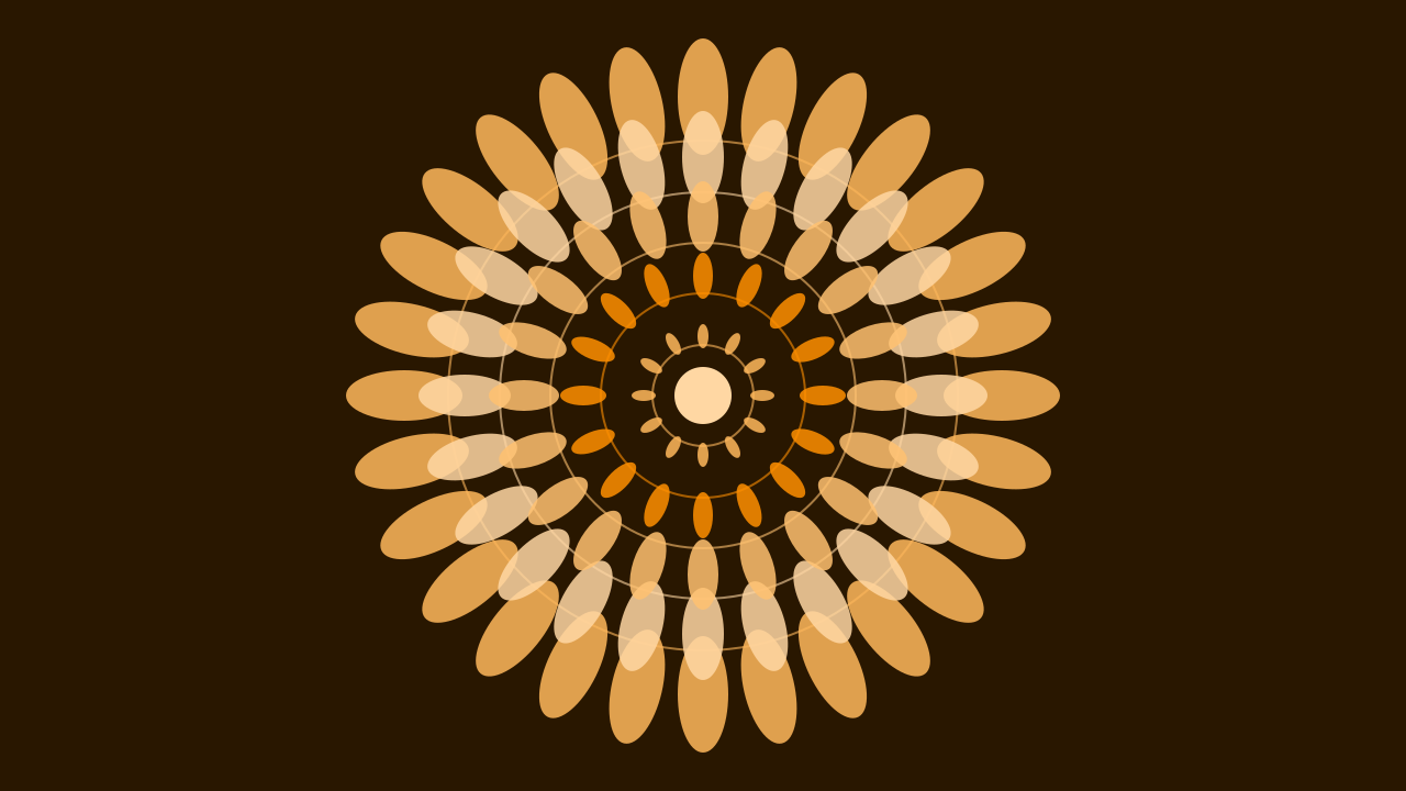 Deep Saffron mandala background — free HD deep saffron color wallpaper 1920x1080
