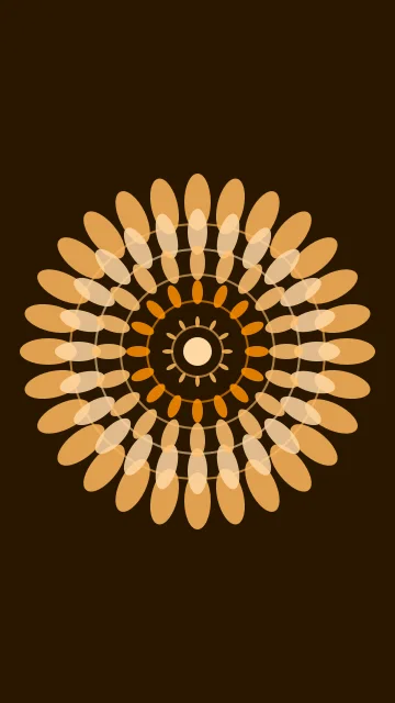 Deep Saffron mandala phone wallpaper — free HD deep saffron mobile wallpaper 1080x1920