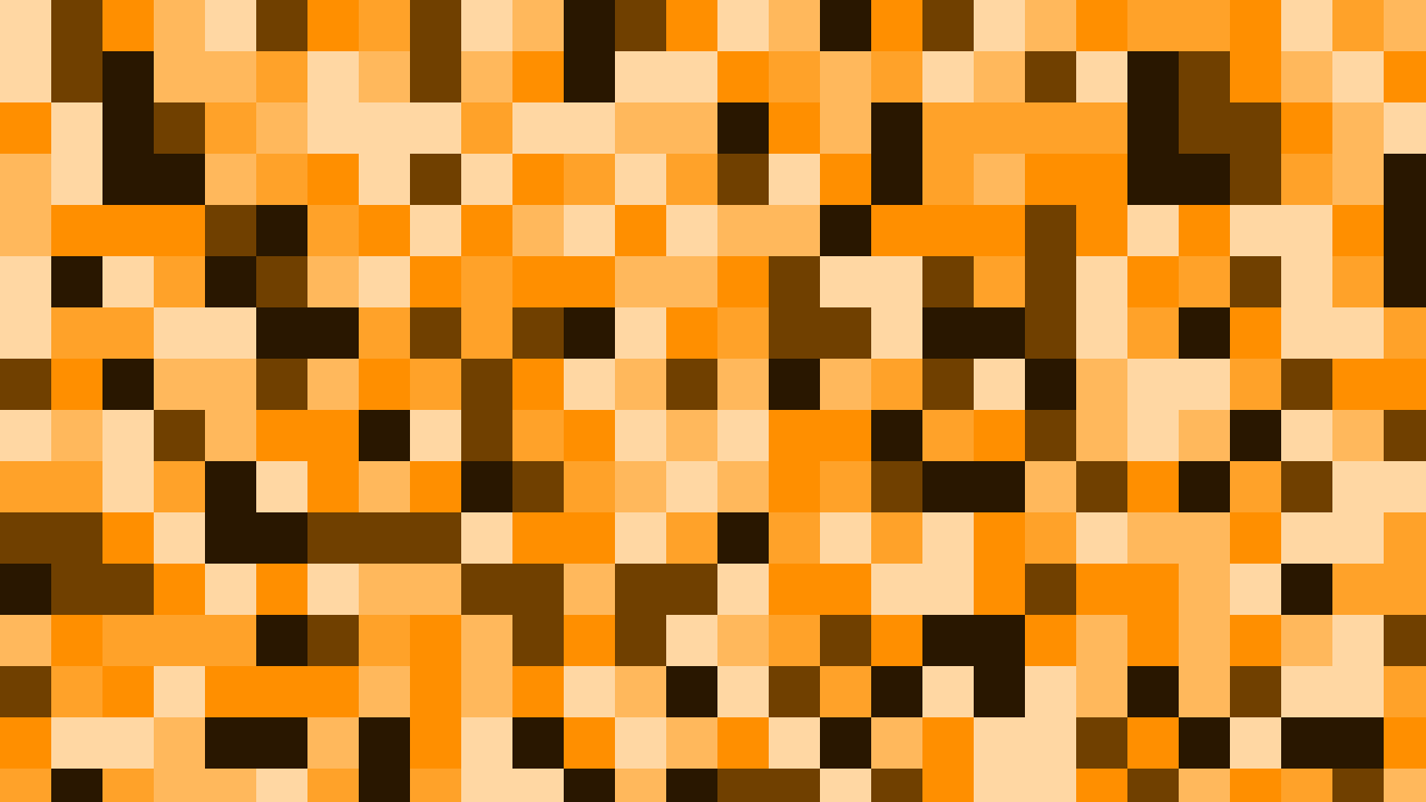 Deep Saffron pixel background — free HD deep saffron color wallpaper 1920x1080