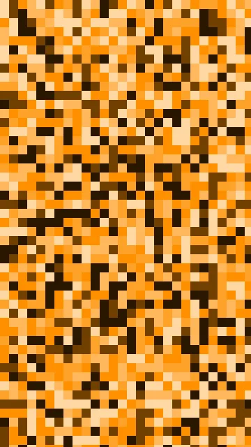 Deep Saffron pixel phone wallpaper — free HD deep saffron mobile wallpaper 1080x1920