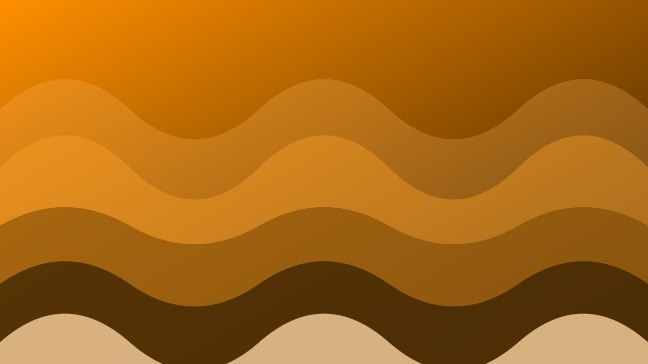 Deep Saffron waves background — free HD deep saffron color wallpaper 1920x1080