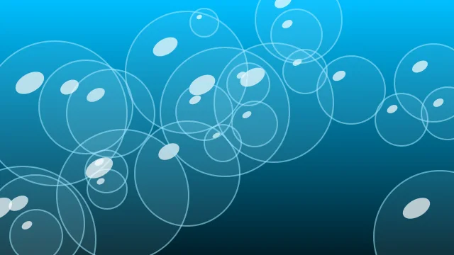 Deep Sky Blue bubbles desktop wallpaper — free 4K deep sky blue wallpaper 3840x2160