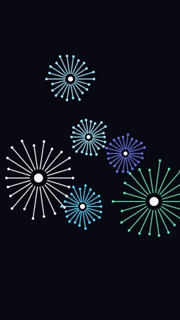 Deep Sky Blue fireworks phone wallpaper — free HD deep sky blue mobile wallpaper 1080x1920