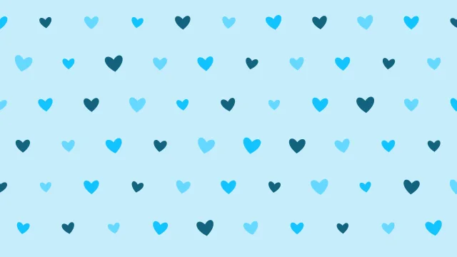Deep Sky Blue hearts desktop wallpaper — free 4K deep sky blue wallpaper 3840x2160
