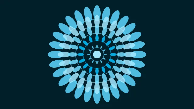 Deep Sky Blue mandala desktop wallpaper — free 4K deep sky blue wallpaper 3840x2160
