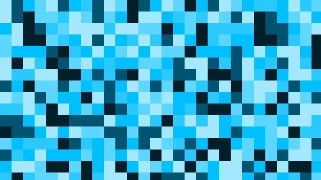 Deep Sky Blue pixel desktop wallpaper — free 4K deep sky blue wallpaper 3840x2160