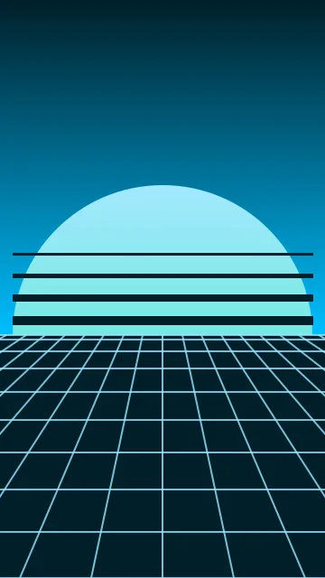 Deep Sky Blue vaporwave phone wallpaper — free HD deep sky blue mobile wallpaper 1080x1920