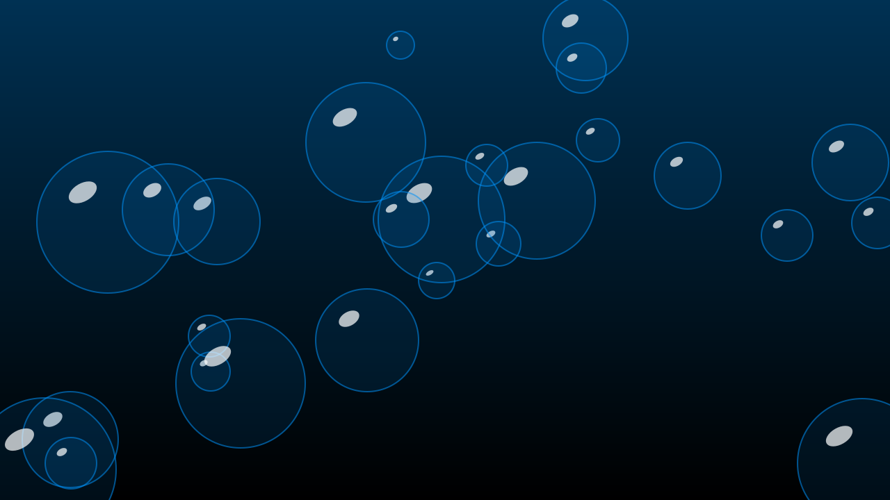 Deep Space Blue bubbles background — free HD deep space blue color wallpaper 1920x1080
