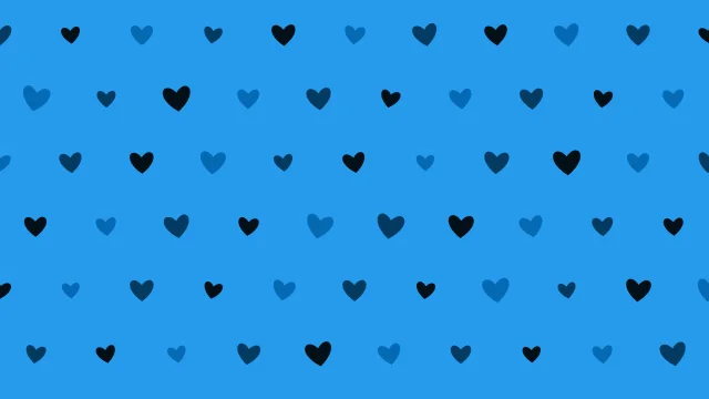 Deep Space Blue hearts background — free HD deep space blue color wallpaper 1920x1080