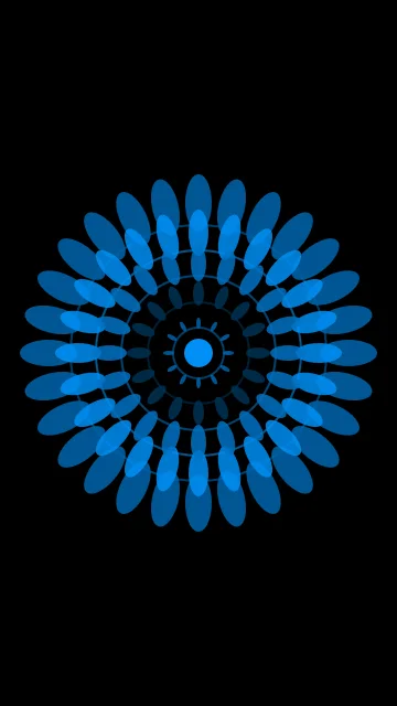 Deep Space Blue mandala phone wallpaper — free HD deep space blue mobile wallpaper 1080x1920