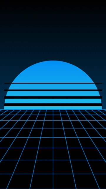 Deep Space Blue vaporwave phone wallpaper — free HD deep space blue mobile wallpaper 1080x1920