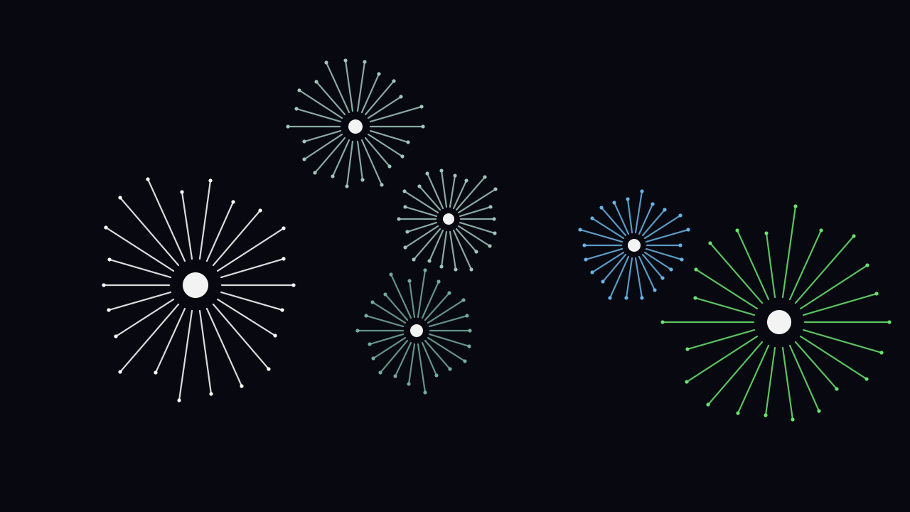 Deep Teal fireworks background — free HD deep teal color wallpaper 1920x1080