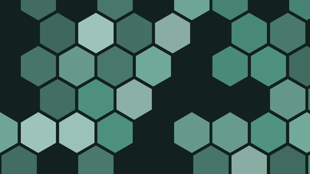 Deep Teal hexagon background — free HD deep teal color wallpaper 1920x1080