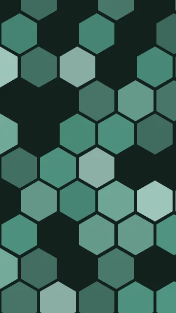 Deep Teal hexagon phone wallpaper — free HD deep teal mobile wallpaper 1080x1920