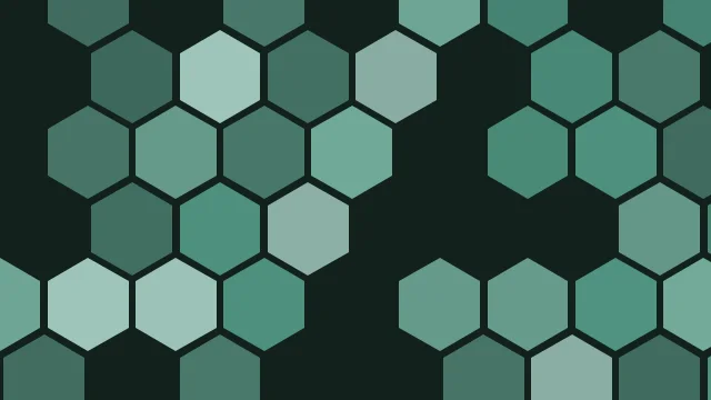 Deep Teal hexagon background — free HD deep teal color wallpaper 1920x1080