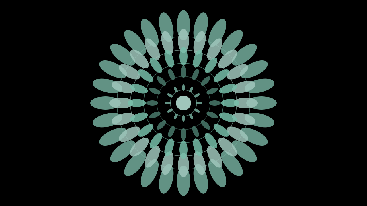 Deep Teal mandala background — free HD deep teal color wallpaper 1920x1080