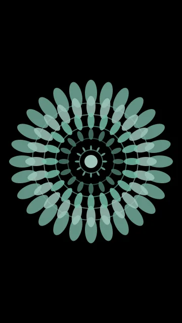 Deep Teal mandala phone wallpaper — free HD deep teal mobile wallpaper 1080x1920