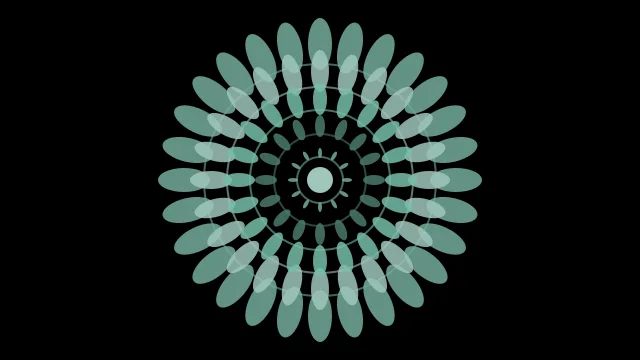Deep Teal mandala background — free HD deep teal color wallpaper 1920x1080