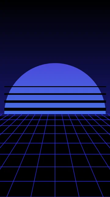 Deep Twilight vaporwave phone wallpaper — free HD deep twilight mobile wallpaper 1080x1920