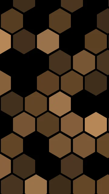 Deep Walnut hexagon phone wallpaper — free HD deep walnut mobile wallpaper 1080x1920