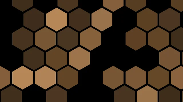 Deep Walnut hexagon background — free HD deep walnut color wallpaper 1920x1080