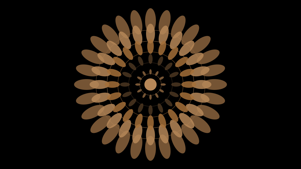 Deep Walnut mandala background — free HD deep walnut color wallpaper 1920x1080