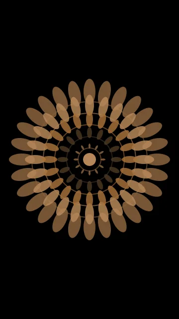 Deep Walnut mandala phone wallpaper — free HD deep walnut mobile wallpaper 1080x1920