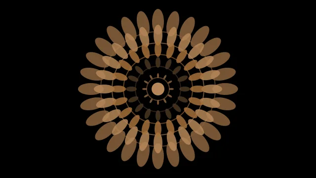 Deep Walnut mandala background — free HD deep walnut color wallpaper 1920x1080
