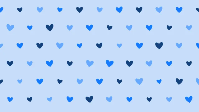 Digital Blue hearts background — free HD digital blue color wallpaper 1920x1080