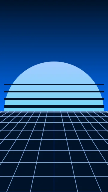 Digital Blue vaporwave phone wallpaper — free HD digital blue mobile wallpaper 1080x1920