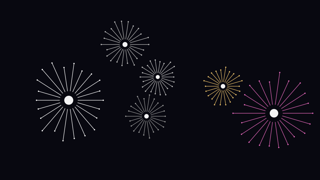 Dim Gray fireworks background — free HD dim gray color wallpaper 1920x1080