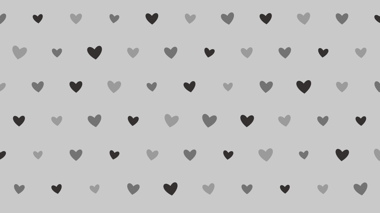Dim Gray hearts background — free HD dim gray color wallpaper 1920x1080