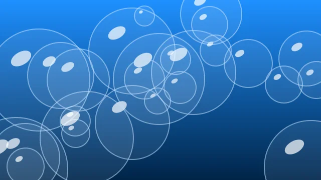 Dodger Blue bubbles desktop wallpaper — free 4K dodger blue wallpaper 3840x2160