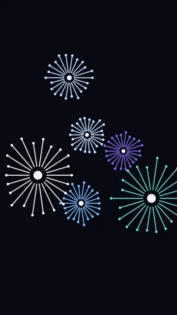 Dodger Blue fireworks phone wallpaper — free HD dodger blue mobile wallpaper 1080x1920