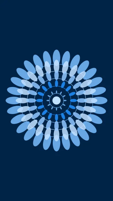 Dodger Blue mandala phone wallpaper — free HD dodger blue mobile wallpaper 1080x1920