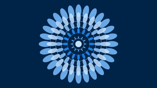 Dodger Blue mandala desktop wallpaper — free 4K dodger blue wallpaper 3840x2160