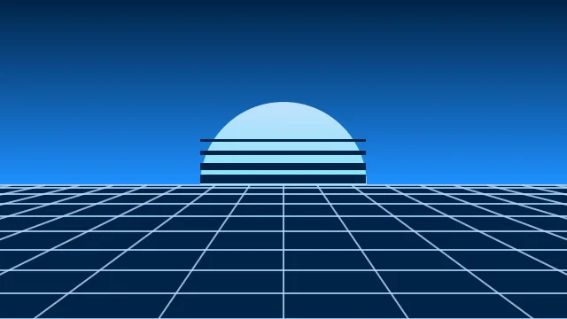 Dodger Blue vaporwave desktop wallpaper — free 4K dodger blue wallpaper 3840x2160