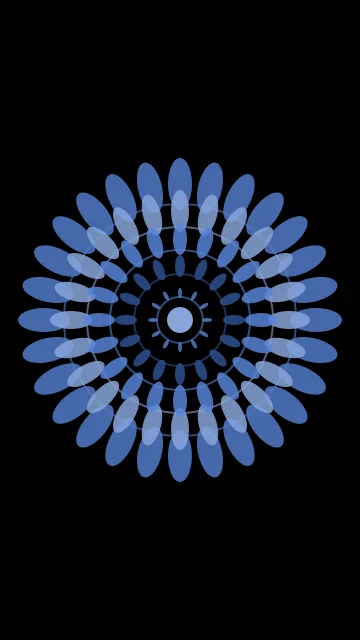 Dusk Blue mandala phone wallpaper — free HD dusk blue mobile wallpaper 1080x1920
