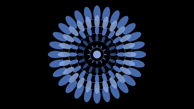 Dusk Blue mandala background — free HD dusk blue color wallpaper 1920x1080