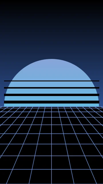 Dusk Blue vaporwave phone wallpaper — free HD dusk blue mobile wallpaper 1080x1920