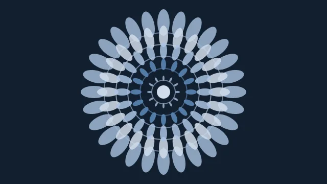 Dusty Denim mandala desktop wallpaper — free 4K dusty denim wallpaper 3840x2160