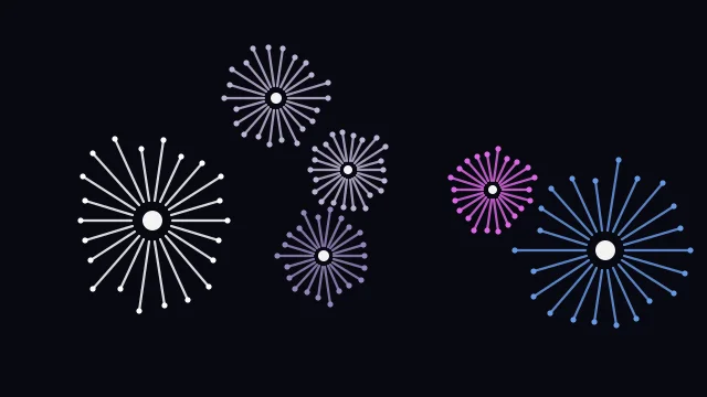 Dusty Grape fireworks background — free HD dusty grape color wallpaper 1920x1080